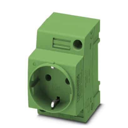 Phoenix 0804025 Socket - EO-CF/UT/GN, green