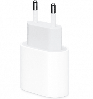 iPhone original USB 2.0 20W charger plug, white