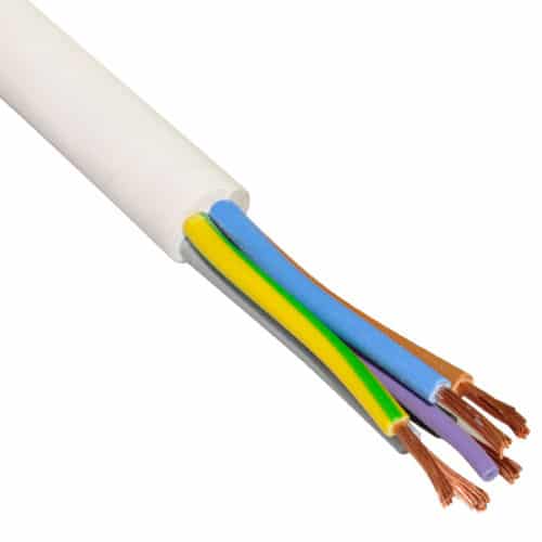 VMVL H05VV-F 5 x 1.00 qmm 100m, white
