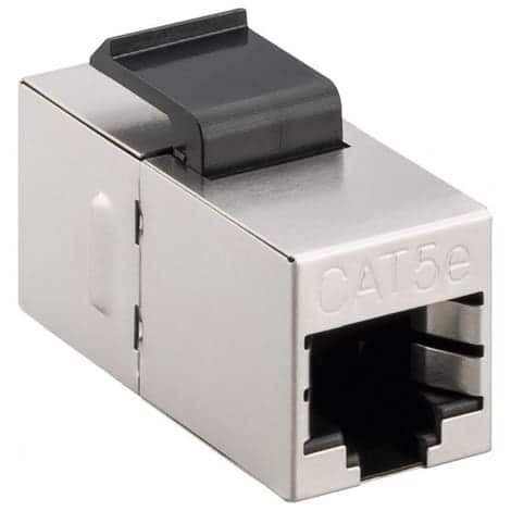 Intellinet 512008 Keystone jack connector RJ45 Cat.5e shield, grey