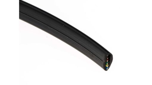RS PRO 3 Pairs 50m 6 Core Telephone Cable, Unshielded Flame Retardant, 50m, black