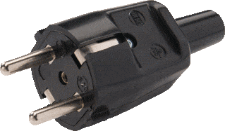 Martin Kaiser 520/SW, Schuko plug with protective conductor