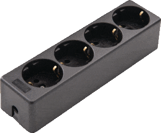 Martin Kaiser 541/SW 4 way socket combination, black