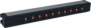 Legrand 646814 10 way power distribution unit (PDU), black