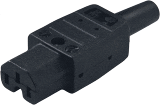 Martin Kaiser 783/SW, IEC C15 Appliance plug/socket, black