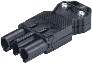 Wieland 92.932.3053.1 GST18i3 Male Conn. v pluggable building installation, 5pcs, black