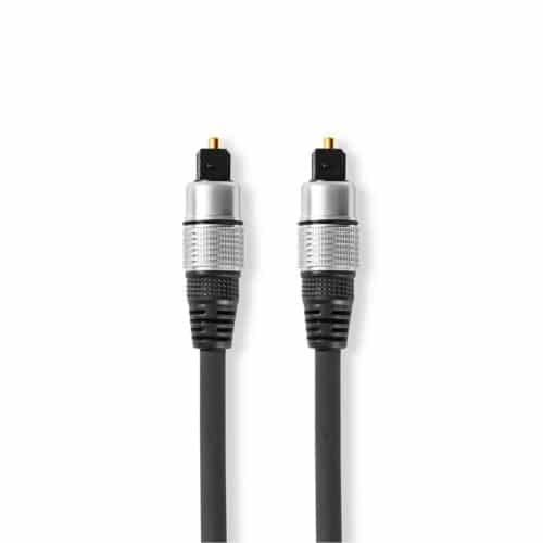 Digital Audio Cable TosLink Male - TosLink Male, black