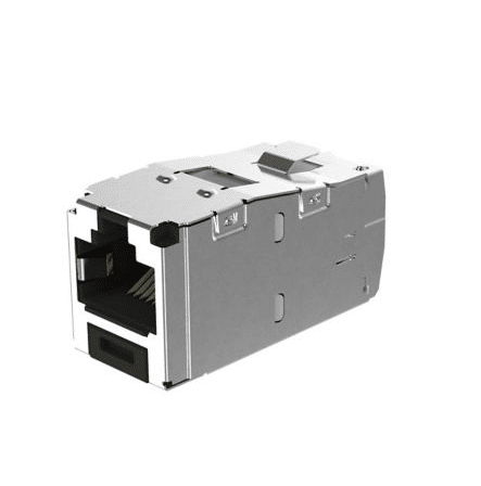Panduit CJS6X88TGY RJ45 Cat 6A TG jack module, 1pc, black