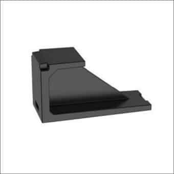 Panduit CMBBL-X Mini-Com patchpanel 1 port, 10 pcs,  black