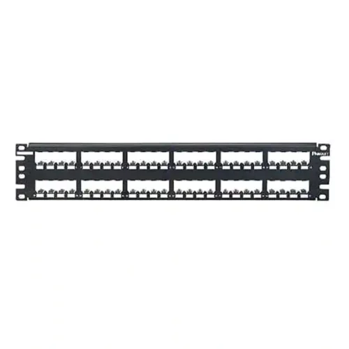 Panduit CP48BLY Mini-Com patch panel 48 port, 2 RU, black
