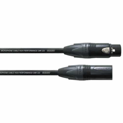 Cordial CPM FM, XLR cable, 1x XLR socket - 1x XLR plug, black