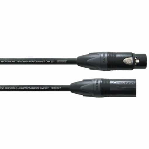 Cordial CPM FM, XLR cable, 1x XLR socket - 1x XLR plug, black