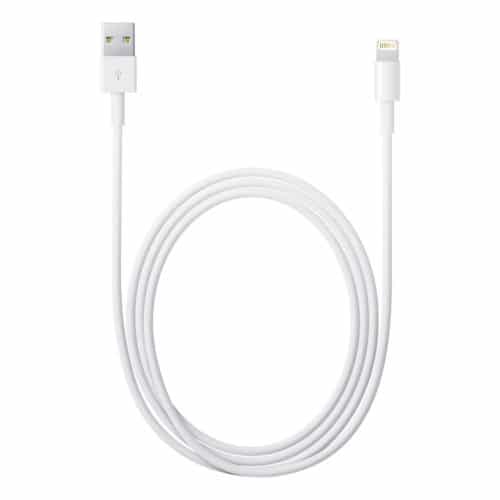 Origina iPhone USB A charger lightening cable 2m, white