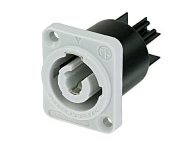 Neutrik NAC3MPB-1 powerCON receptacle power out, grey