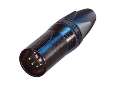 Neutrik NC5MXX-BAG 5 pole male cable connector, black