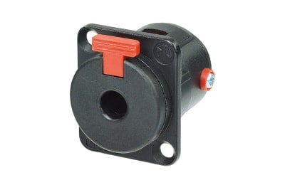 Neutrik NJ3FP6C-BAG 6.35mm female jack socket, black