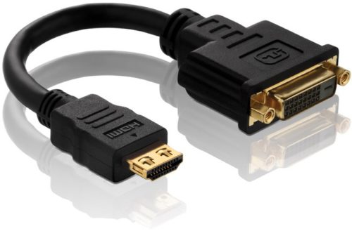 Purelink PI060 2K High Speed HDMI / DVI Portsaver Adapter, black