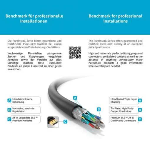 Purelink PI5100 2K High Speed DisplayPort / HDMI Cable, black - Image 2