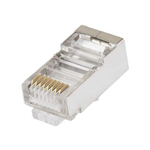 Radiall R280MOD8M8 RDC Modulaire CAT5E connector, 25 pcs, grey