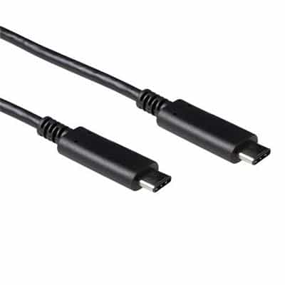 ACT SB0011 USB 3.2 GEN1 connection cable C male - C male 1m, black
