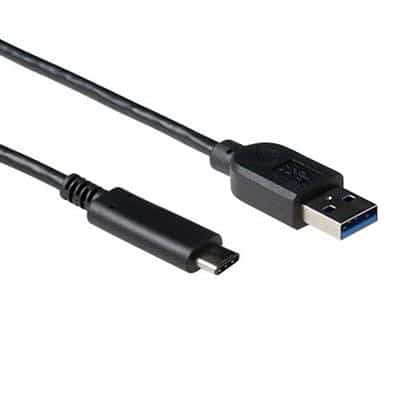 ACT SB0012 USB 3.2 GEN1 connection cable C male - A male 1m, black