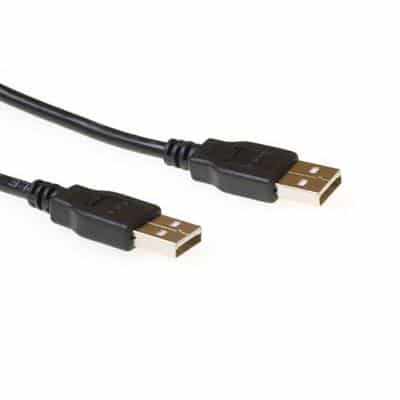 ACT USB 2.0 A male - USB A male, black