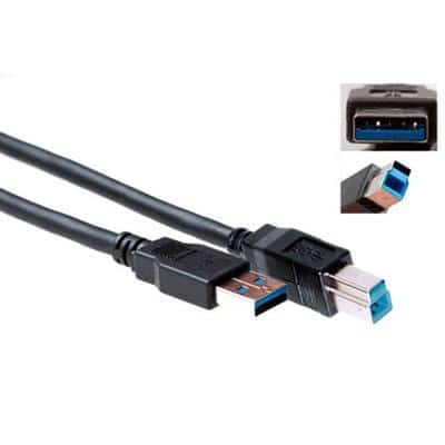 ACT USB 3.0 A male - USB B male, black