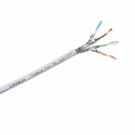Draka Tough Cat.5e S/FTP DNV/Lloyds 4x2x0.22 LSHF 500m reel, grey