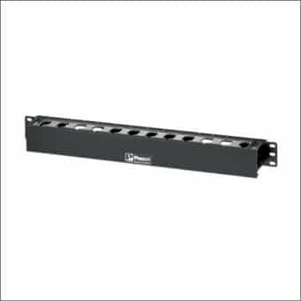 Panduit WMPLFSE Patchlink horizontal cable manager, 1 RU, black