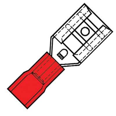 Klemko 100040 Conductor connector 0.5-1.5mm, 100 pcs, blue