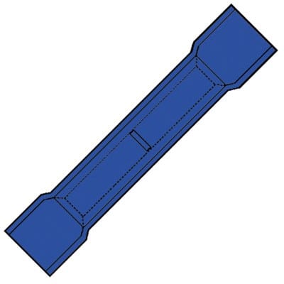 Klemko 101503 SP-2527-SK Press connector for copper cable, 100 pcs, blue