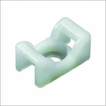 HELLERMANN 151-24819 Tyrap mount screw, 100 pcs, white