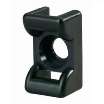 HELLERMANN 151-24850 Tyrap mount screw, 100 pcs, black