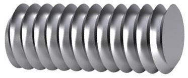 Threaded rod 1 meter DIN 976-1A Steel Zinc plated 8.8
