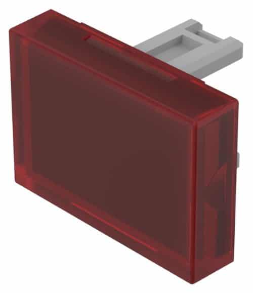 EAO 31-903.2 Series 31 - Flat, Transparent Lens Push Button/Signal Lamp, red