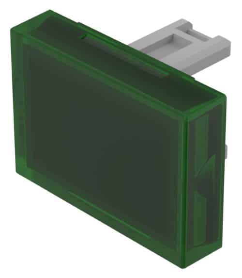 EAO 31-903.5 Series 31 - Flat, Transparent Lens Push Button/Signal Lamp, green