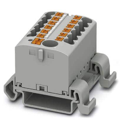 Phoenix Contact Distributor Block - PTFIX 6/12X2,5-NS35A GY, grey