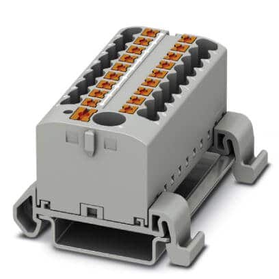 Phoenix Contact Distributor Block - PTFIX 6/18X2.5-NS35A GY, grey