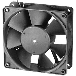 PAPST 4412 F2GML Axial fan, 12 VDC, 119x119x25mm, rpm: 1950, black