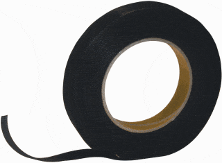 3M 7000033355 Scotchflex KLETT Velcro, black