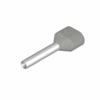 Weidmüller 9037420000 Double ferrule 0.75 mm² Partly insulated, 500 pcs, grey