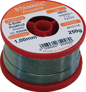 Stannol 99040502 Soft solder, grey