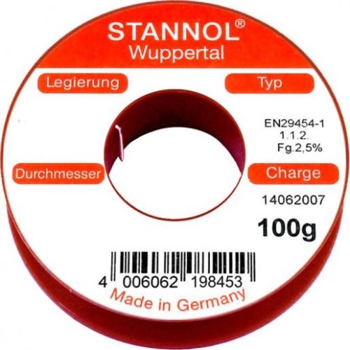 Stannol 99040507 Soft solder, grey