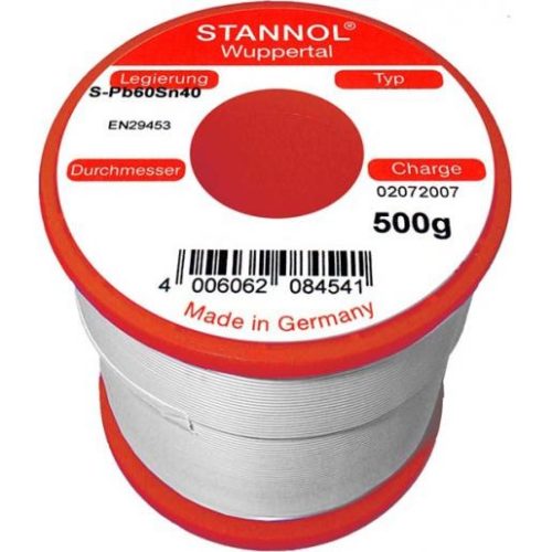 Stannol 99040508 Soft solder, grey