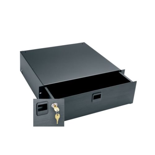 Middle Atlantic D3LK, 3 RU Drawer, Anodized with Lock