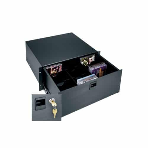 Middle Atlantic D4LK, 4 RU Drawer, Anodized with Lock