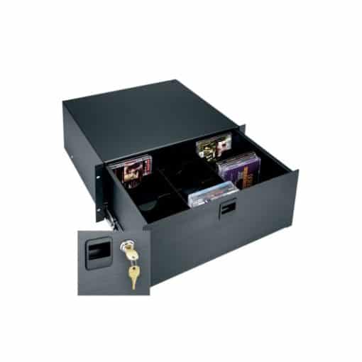 Middle Atlantic D4LK, 4 RU Drawer, Anodized with Lock
