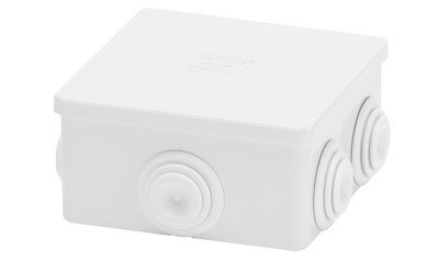 Gewiss GW44003 Surface mounting box with cable glands 80x80x40mm, grey
