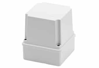 Gewiss GW44214 Surface mounted junction box Raised cover 100x100x120mm, grey