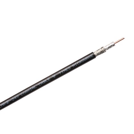 Times Microwave Systems LMR-240 Flexible low loss coax 100m reel, black